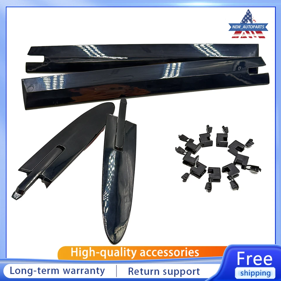 4Pcs Left + Right Convertible Roof Top Hinge Cover For BMW E93 335i M3 M4 F83 US - Image 1 of 4