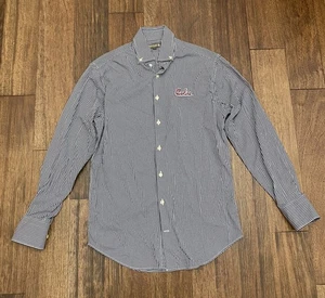 Peter Millar Carolina Gamecocks Long Sleeve Shirt Men’s S Black White Check - Picture 1 of 5
