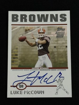 2004 Topps Signature Edition - Luke McCown #87 Rookie Auto /1499 Browns (RC) - Image 1 of 2