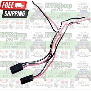 Interior Courtesy Light PIGTAIL Dash Harness 1987-1995 Jeep Wrangler YJ - Foto 1 di 9