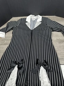 Charades Gangster Moll Costume Women Size Large Dress Only Halloween - Picture 1 of 12