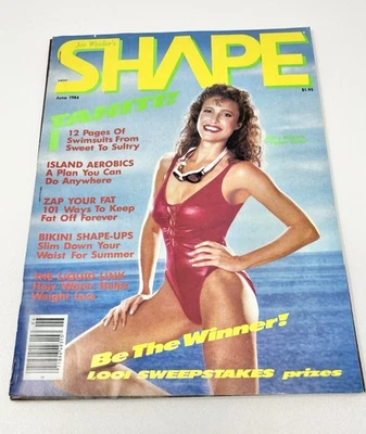 Винтажный 1984 Форма Фитнес Журнал С Изображением Мими Роджерс Таити Пляж Недостаток Читать - Изображение 1 из 4