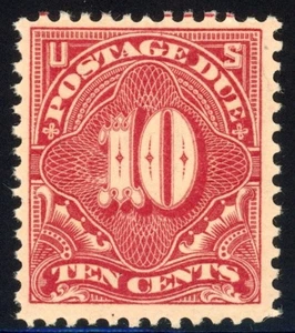 United States 1895 10c Postage Due Scott# J42 Mint VF/XF OG NH Pristine Gem - Picture 1 of 2