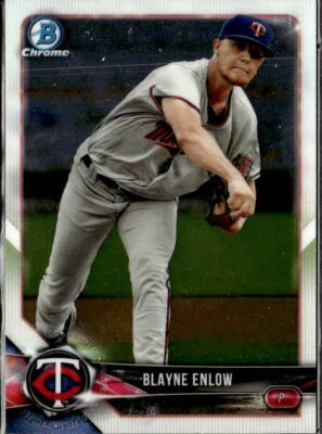 2018 Bowman Chrome Blayne Enlow Minnesota Twins #BDC10  4 Card Lot - Image 1 of 2