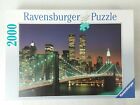 Ravensburger 2000 Piece Jigsaw Puzzle "New York City" Twin Towers Manhattan VTG