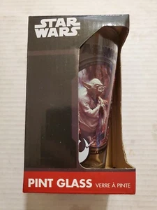Star Wars Pint Glass Yoda & Luke Skywalker New - Bild 1 von 8