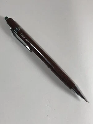 Lápiz de dibujo mecánico afilado vintage PENTEL, 0,3 mm P203 barril marrón Japón Foto 1 de 4