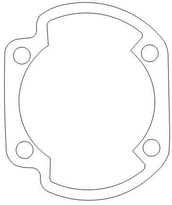 Junta base cilindro Yamaha DT125 248-11351-00 Foto 1 de 1