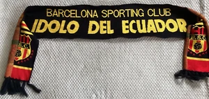 Barcelona Sporting Club Idolo Del Ecuador BSC Equipo Adulto Ropa Bufanda - Imagen 1 de 7