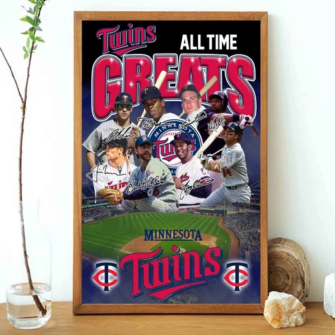 Minnesota Twins All Time Great Player Unframed Poster Cover