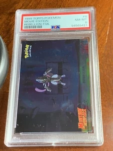 1999 Topps Pokemon Movie Edition #8 Rebellion FOIL PSA 8 NM-MT Blue Logo - Bild 1 von 2