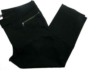 Women's pants ALFANI size 16 black stretch inseam 26 inches (me57)