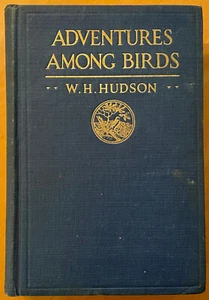 HUDSON Adventures Among Birds  DUTTON 1920 1st Ed. Illustrated SCARCE NICE - Bild 1 von 10