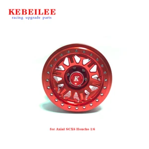 KEBEILEE CNC2.9'' Alu Upgrade BeadLock Wheel For Axial SCX6 Trail Honcho1/6 1pcs - Picture 1 of 25