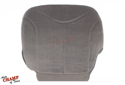 GMC Yukon SLE 2000-2002 - Cubierta de asiento de tela de repuesto inferior del lado del conductor gris Foto 1 de 4