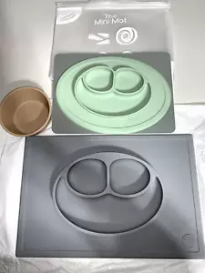 LOTE EEZPZ Mini Estera, Mushie Bowl Succiones a la Mesa y Silicona EZPZ Tamaño Completo - Imagen 1 de 11