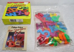 Vintage 1986 Fisher Price Magnetic Lowercase Alphabet Letters Toy UNOPENED NIB - Picture 1 of 15