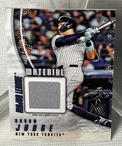 2025 Topps MLB * Materiali della Major League #MLMAJ Aaron Judge: New York Yankees - Foto 1 di 3