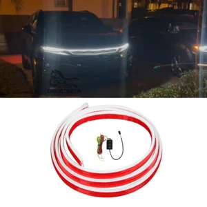 For Chevrolet Blazer 70" LED Hood Light Strip Daytime Running Light Turn Signal - Picture 1 of 18
