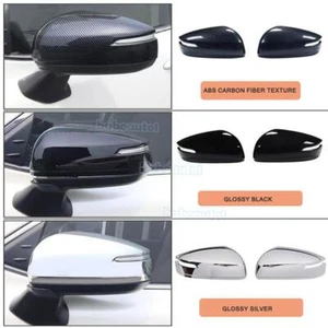 ABS Rearview Door Side Mirror Cover For Toyota Land Cruiser LC300 2022 2023 - Picture 1 of 11