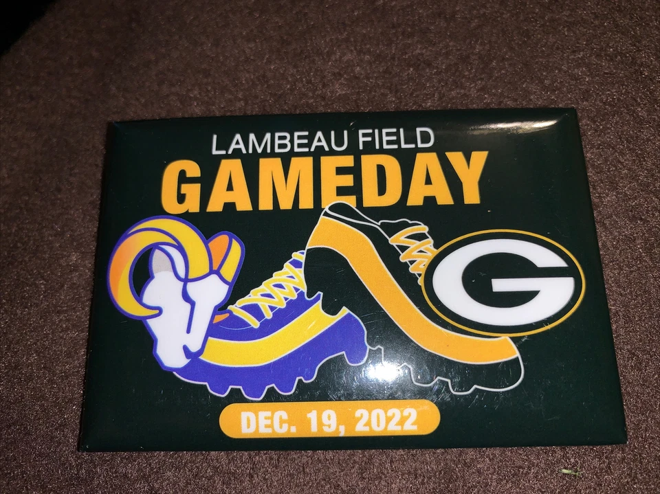 Los Angeles Rams VS Green Bay Packers 2022 imán Game Day 19/12/22 Lambeau 2x3 Foto 1 de 1