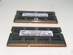 Samsung Notebook Ram: 2x2GB M471B5673EH1-CF8 - Afbeelding 1 van 1
