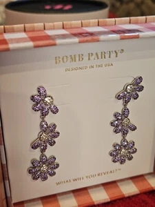 BP MARKET FRESH EARRINGS RBP6091A "Dripping Daisies" - Picture 1 of 2