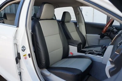 FUNDAS DE ASIENTO IGGEE S. CUERO AJUSTE PERSONALIZADO PARA TOYOTA YARIS 2010-2019 13 COLORES Foto 1 de 4