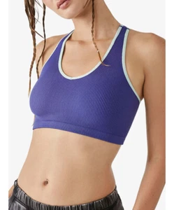 NEW FP Movement Turquoise Blue Mint Combo Throw Crop Tank Women’s Size Small - Picture 1 of 7