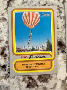2019 TOPPS HERITAGE NEWS FLASHBACKS CARD EARTH DAY FESTIVITIES IN USA #NF-3 - Picture 1 of 1