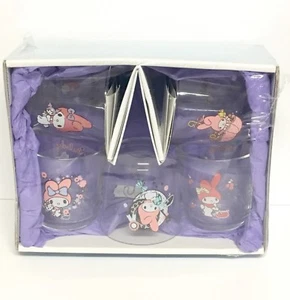 New Rare Collectible Sanrio My Melody Glass Cup Gift Set Of 5 Cups From Japan - Bild 1 von 12