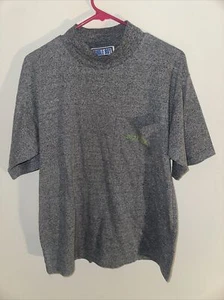 VTG 90's Bugle Boy Direction Men's GRAY Acid Wash Pocket T-Shirt Surf • MEDIUM - Picture 1 of 5
