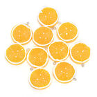10Pcs/Lot Resin Orange Lemon Fruit Slice Charms Pendants DIY Jewelry FindAGUK