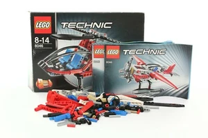 Lego Technic Model Airport Set 8046-1 Helicopter 100% complete + instr. + box - Picture 1 of 7