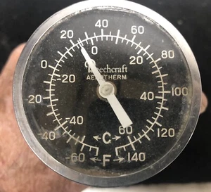 Beechcraft Outside Air Indicator Aerotherm - Bild 1 von 5