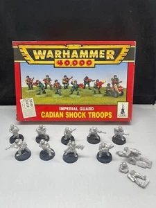 Warhammer40k - Imperial Guard - Cadian Shock Troops - Metal OOP - Picture 1 of 3