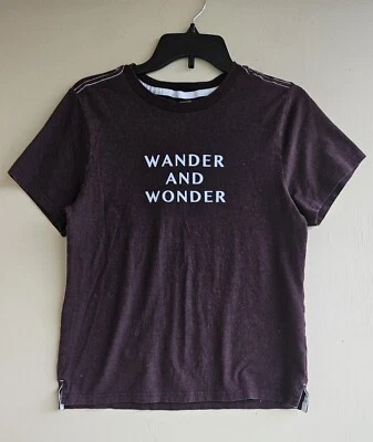 Camiseta para mujer REI Wander Wonder marrón cáñamo y algodón talla mediana  Foto 1 de 4