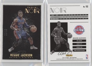 2015-16 Panini Noir Gold Color Parallel /10 Reggie Jackson #152
