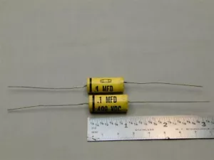 5 Cornell Dubilier WMF4P1,1uF 400VDC 10% condensatori pellicola poliestere assiale - Foto 1 di 1