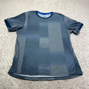 Brooks Distance Running T Shirt Blu Manica Corta Girocollo Uomo Taglia Media M - Foto 1 di 11