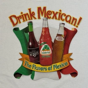 Camiseta Promocional Y2K Jarritos XL Blanca Soda Mexicana Marca México - Imagen 1 de 7