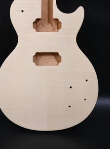 Unfinished Guitar Body replacement Locking System Mahogany Wood DIY Guitar lp - Picture 1 of 5