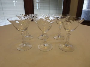 Juego de 6 champagnes/herbets altos de cristal Cambridge Caprice de 6 onzas - Imagen 1 de 4