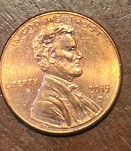 2015 D UNZIRKULIERT LINCOLN PENNIES, LOT VON 8, SCHÖNE EDELSTEINE, KOSTENLOSER VERSAND - Bild 1 von 2