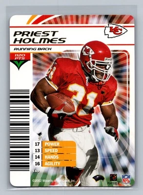 2002-03 NFL Showdown Priest Holmes #149 Foil RARE - Image 1 of 2