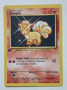 Pokemon - Vulpix (French) - Base Set 68/102 1st Edition - Common - LP - Picture 1 of 2