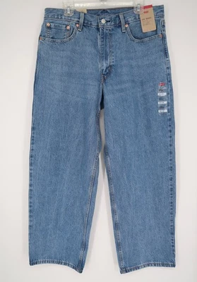 Levis Jeans Mens 33x32 Blue 578 Baggy Medium Wash Denim Y2K Skater Wide Leg New - Image 1 of 4