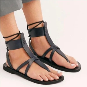 Free People Vacation Day Wrap Sandalen schwarz Größe 38 - Bild 1 von 9