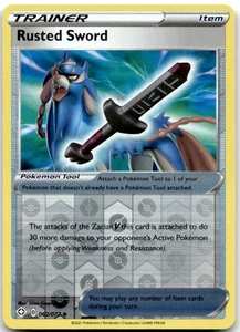 Tarjeta Pokémon Rusted Sword 062/072 Holograma Inverso Destinos Brillantes Casi Nueva - Imagen 1 de 1