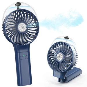 Portable Handheld Misting Fan, 3000mAh Rechargeable - Up to 10h Cooling & 1h ... - Picture 1 of 7